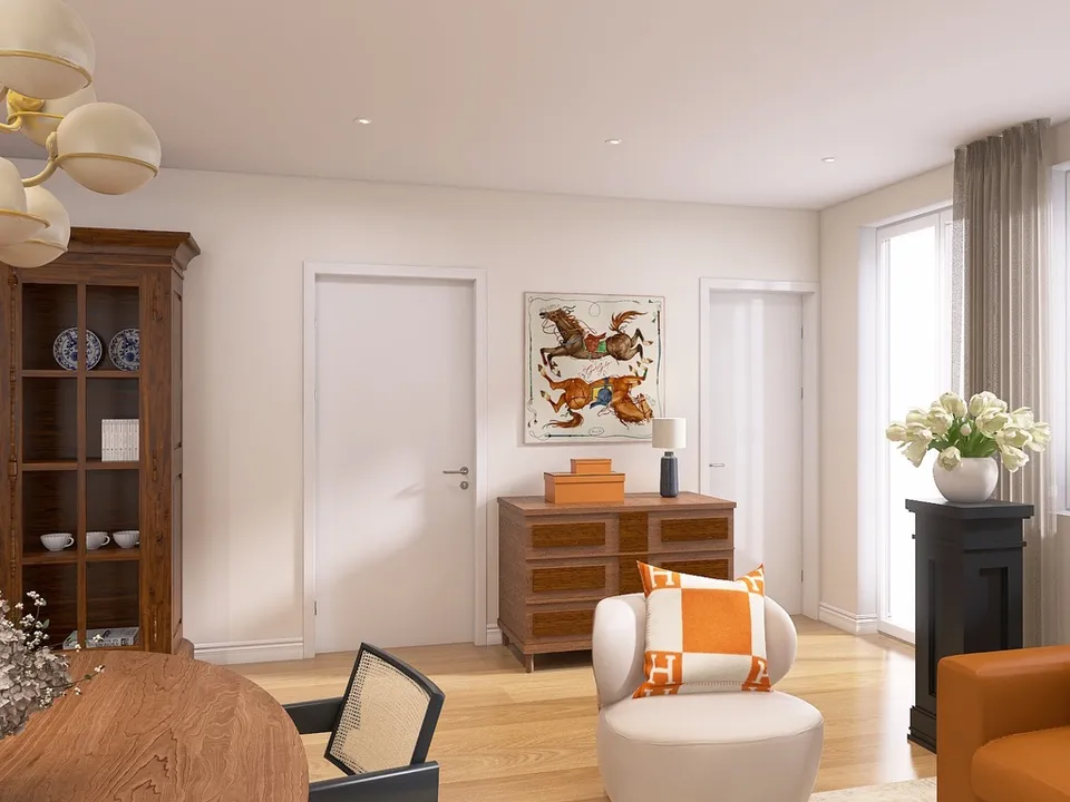 Projekt Orange Box Edit von Studio Olivia Interior – Interior-Visualisierung im Modern-Heritage-Stil (Ansicht 5)